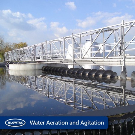 Waste water treatment aeration and agitation (septic tank).